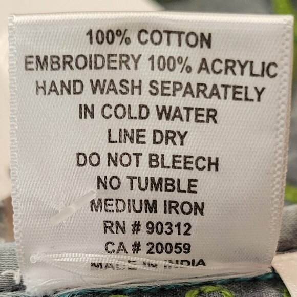 Parsley & Sage Embroidered Floral Boho Artsy Open Front Jacket NEW NWT - Picture 14 of 14